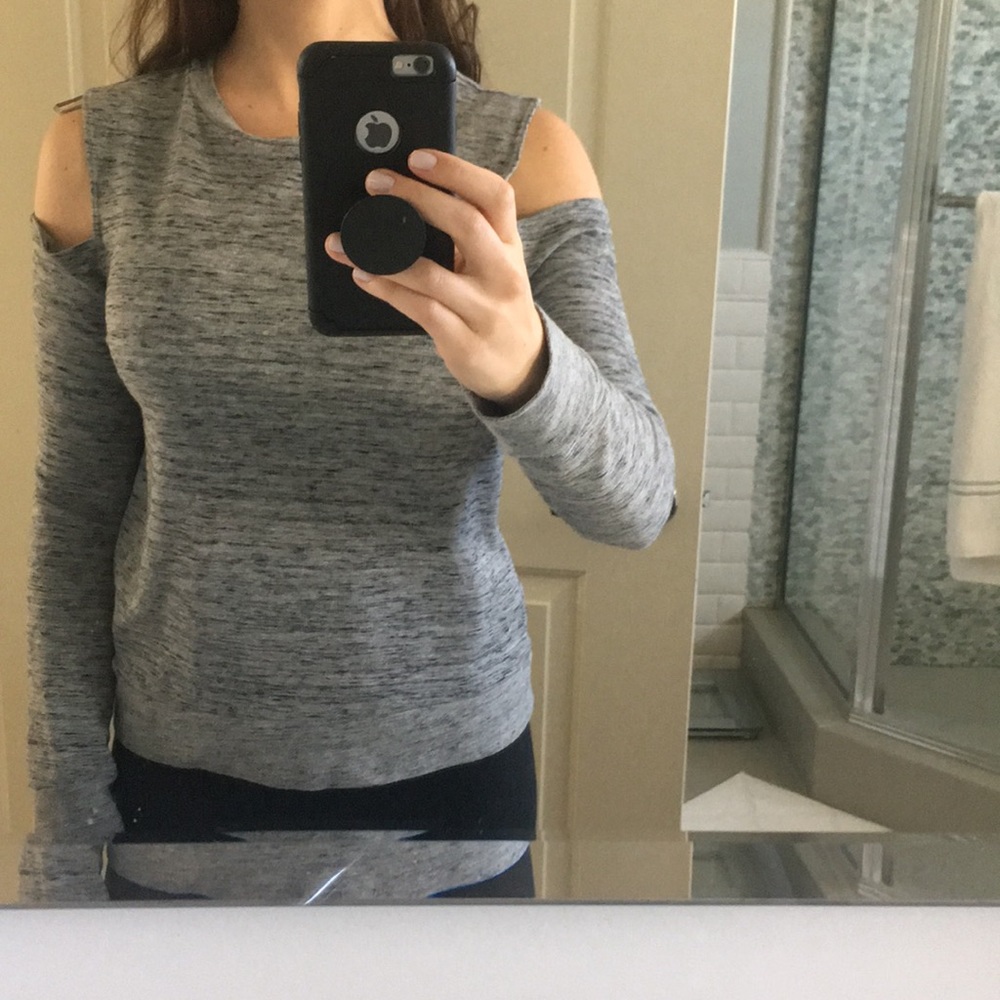 Zara open shoulder sweater